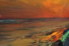 Título : Orange Juice · Medidas: 50x100 · Técnica : Mixta sobre tabla
