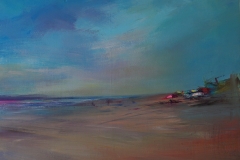 · Título : Marabunta · Medidas: 100x100 · Técnica : Mixta sobre tabla