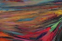 · Título : Orillera · Medidas: 50x50 · Técnica : Mixta sobre lienzo