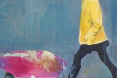 · Título : Crossing · Medidas: 100x60 · Técnica : Mixta sobre lienzo