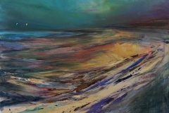 Título : Desde que te perdí · Medidas: 150x150 · Técnica : Mixta sobre lienzo