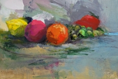 Título : Fruit collection I · Medidas: 50x60 · Técnica : Mixta sobre lienzo
