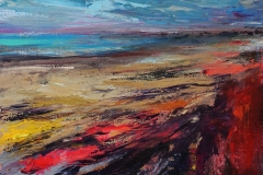 · Título : The Beach · Medidas: 50x50 · Técnica : Mixta sobre lienzo