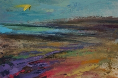 Título : Kite III · Medidas: 60x40 · Técnica : Mixta sobre tabla