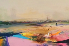 Título : Sureño I  · Medidas: 50x100 · Técnica : Mixta sobre lienzo