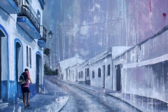 · Título : Culminando la Galdames · Medidas: 60x60 · Técnica : Mixta sobre lienzo