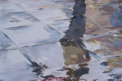 · Título : La espera · Medidas: 60x50 · Técnica : Acrílico sobre papel
